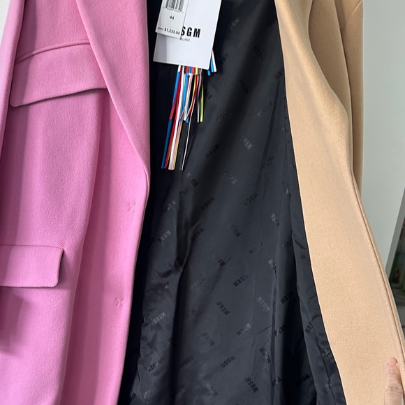 MSGM exquisite Pink and Tan Coat - Picture 8 of 16